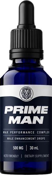 Prime Man Drops bottle